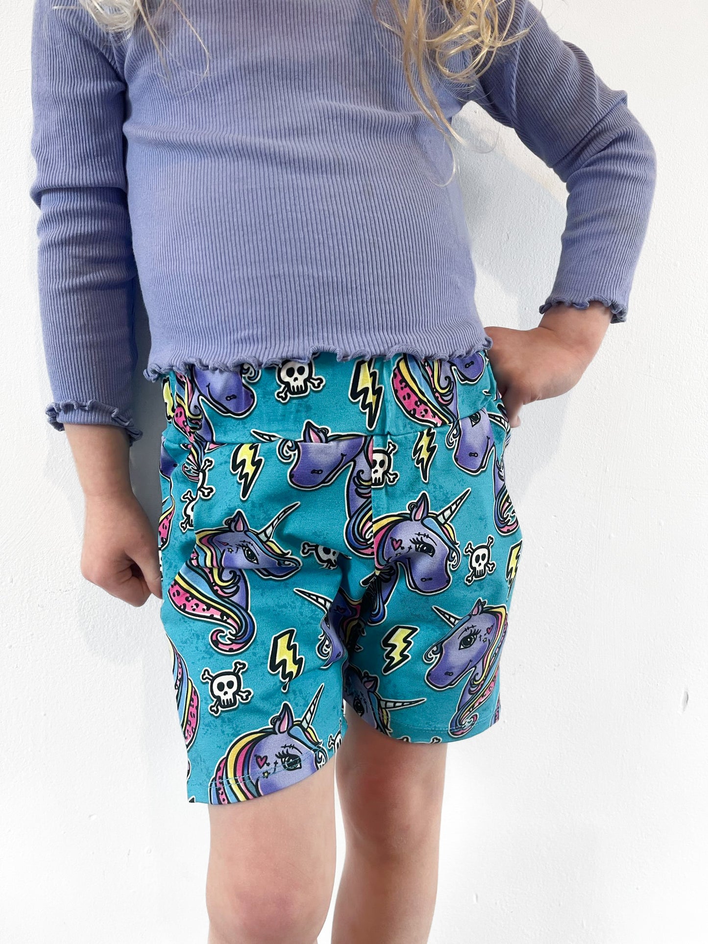 Pre Made Sassy Sandra The Unicorn Jogger Shorts