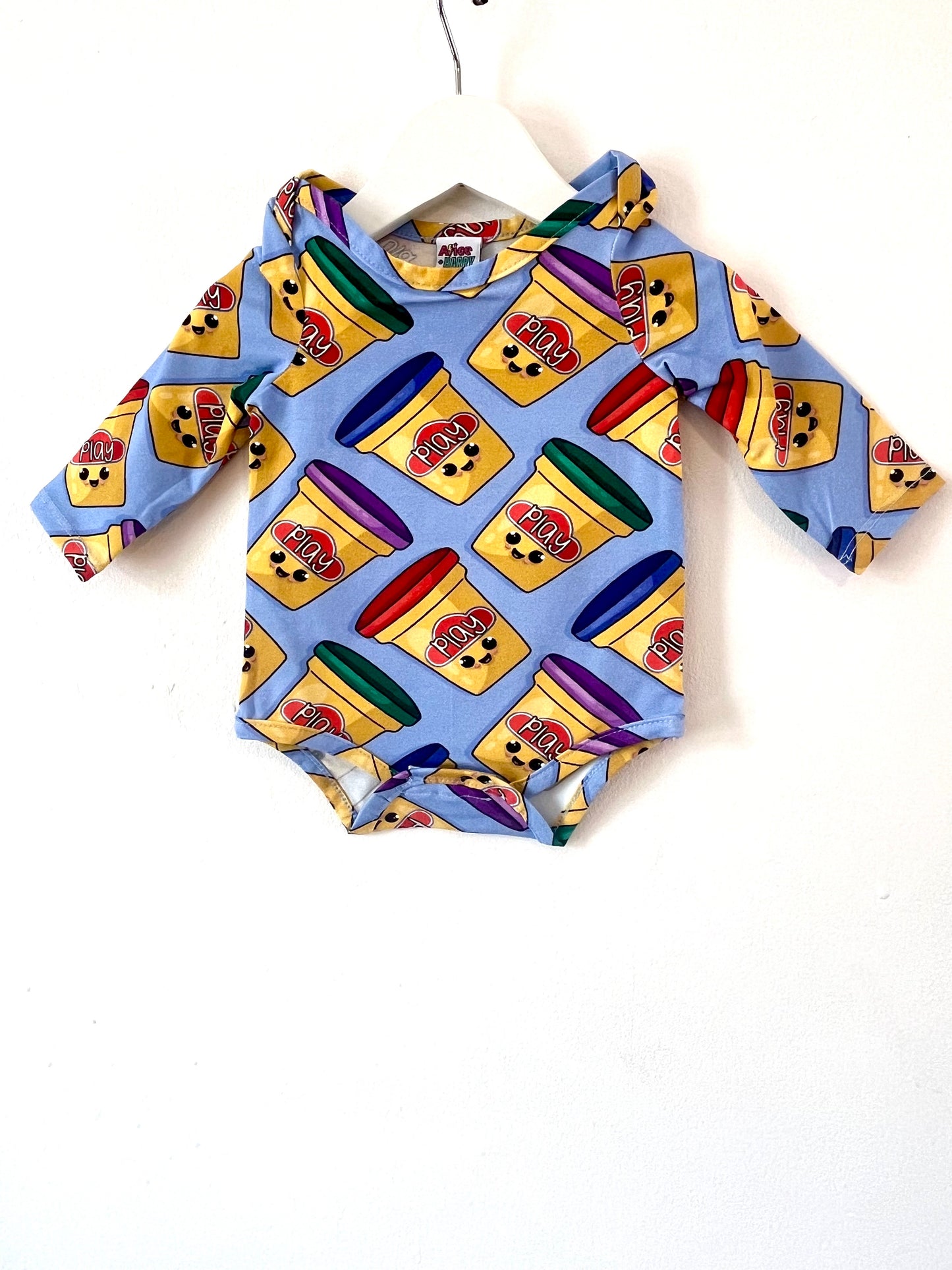 Pre Made Coloured Doh Baby Vest
