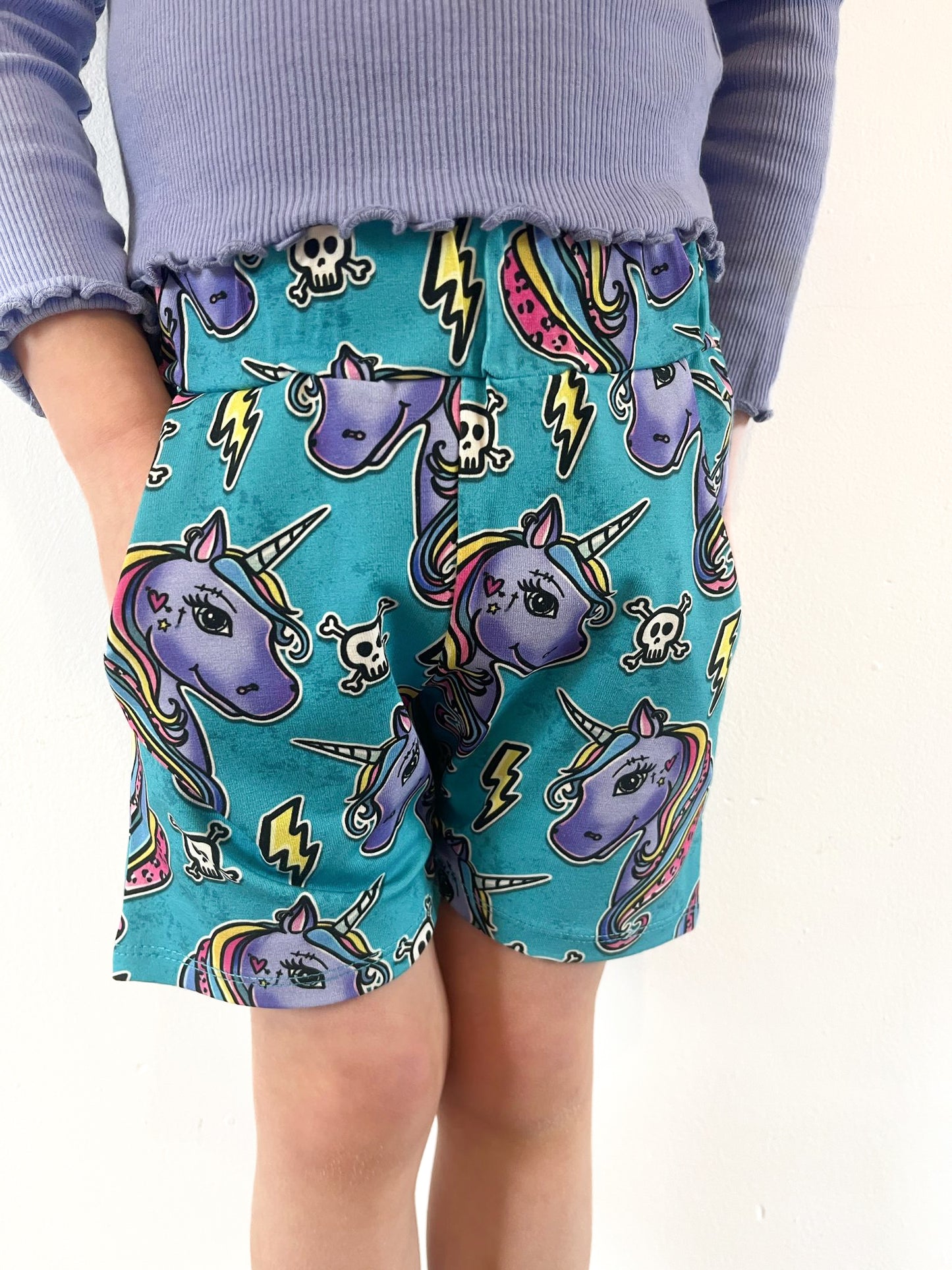 Pre Made Sassy Sandra The Unicorn Jogger Shorts