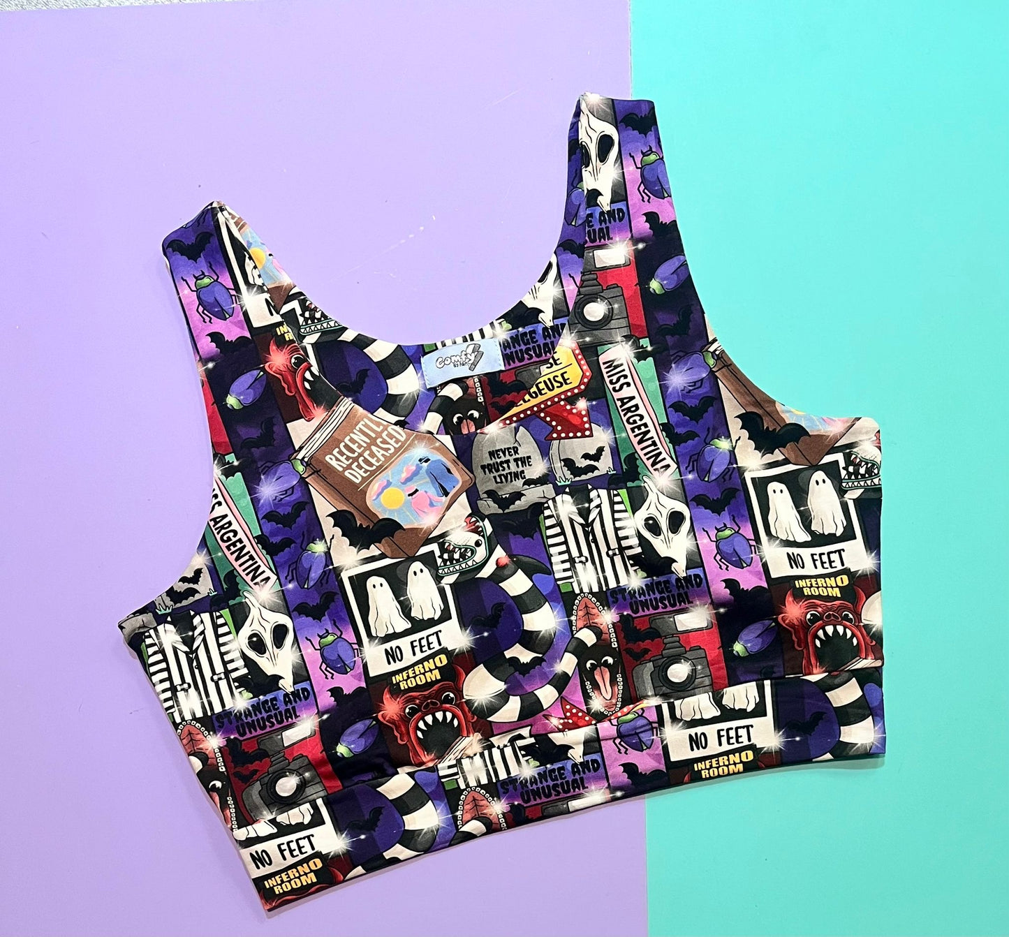 Comfy Adult Crop Top - No Feet - Ready Made