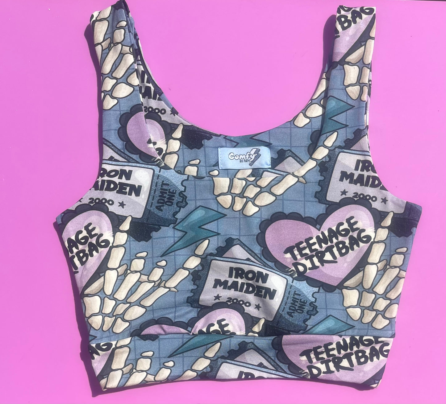 Pre Made Comfy Adult Crop Top - Dirtbag