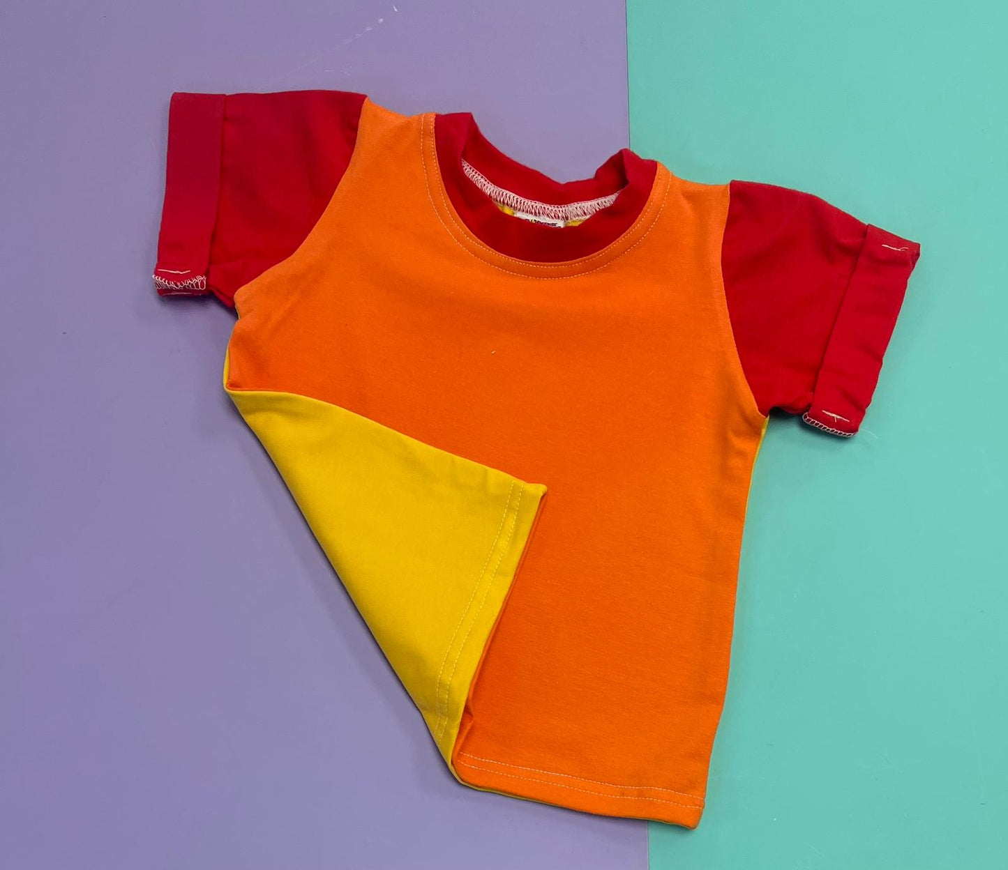 Colour Block Relaxed Tee