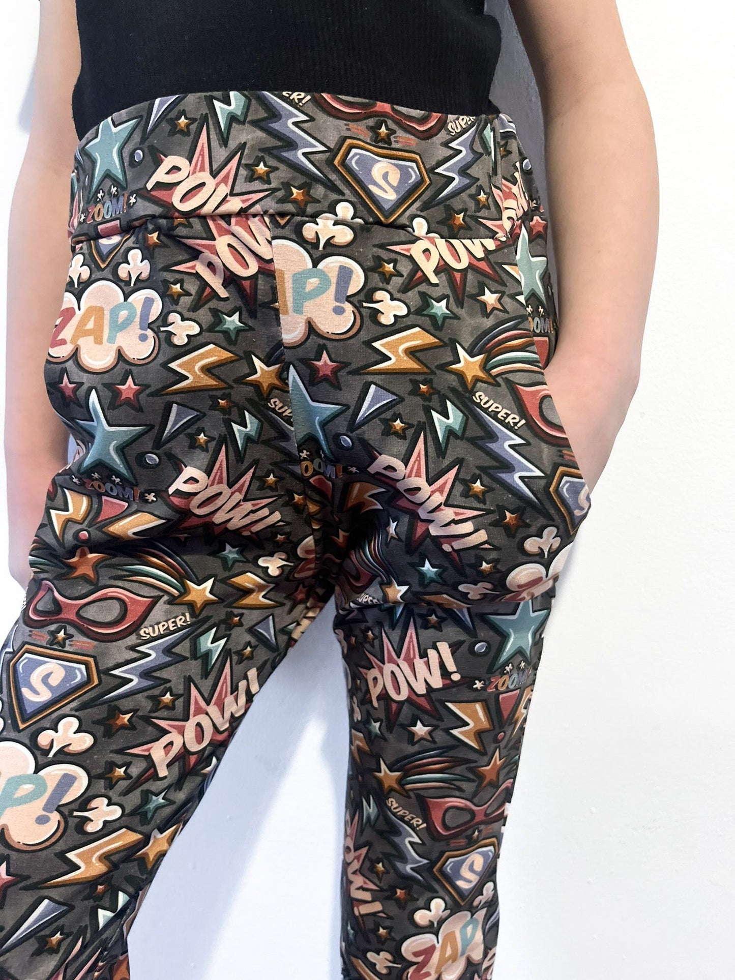 Pre Made Muted Super Pow Joggers