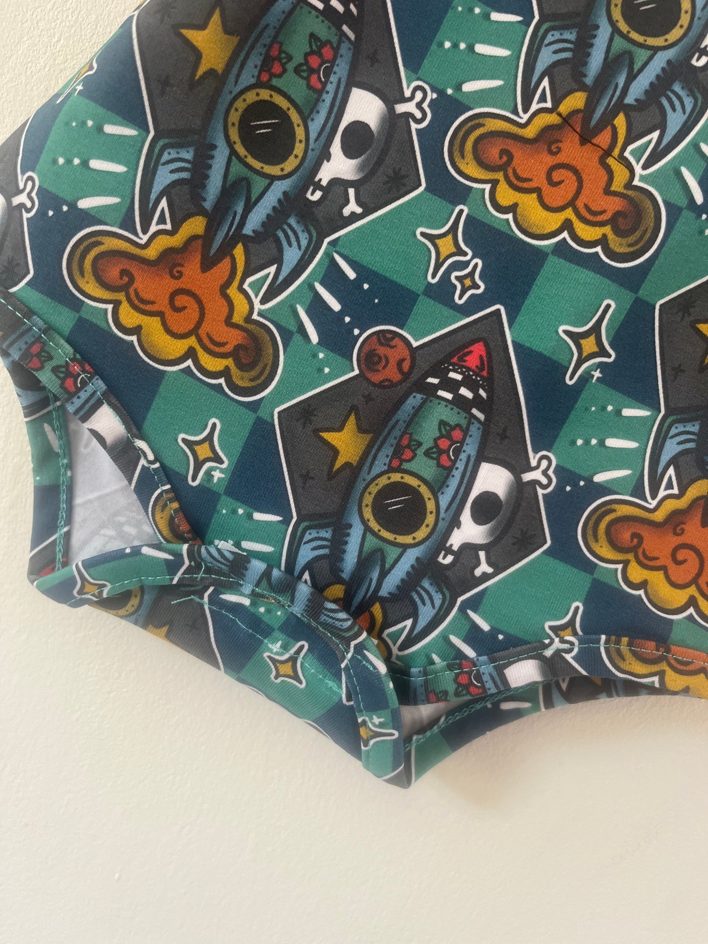 Pre Made Rad Rockets Baby Vest