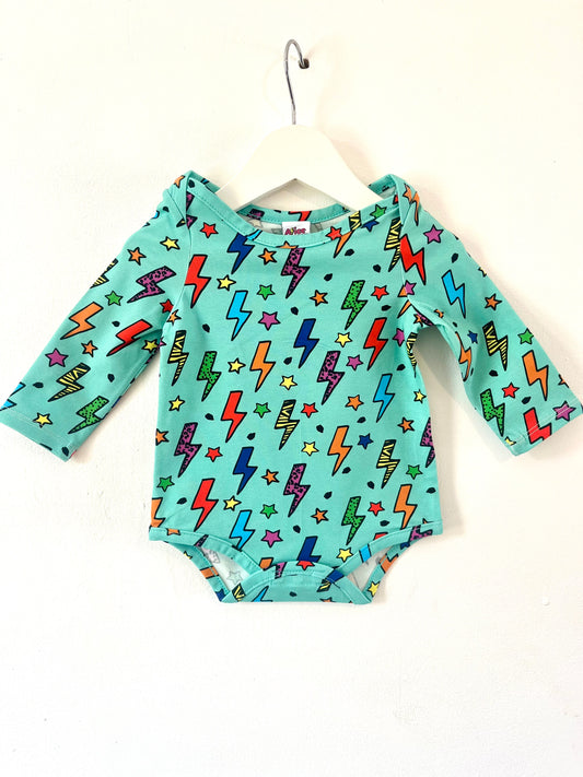 Pre Made Bold Bolts Baby Vest