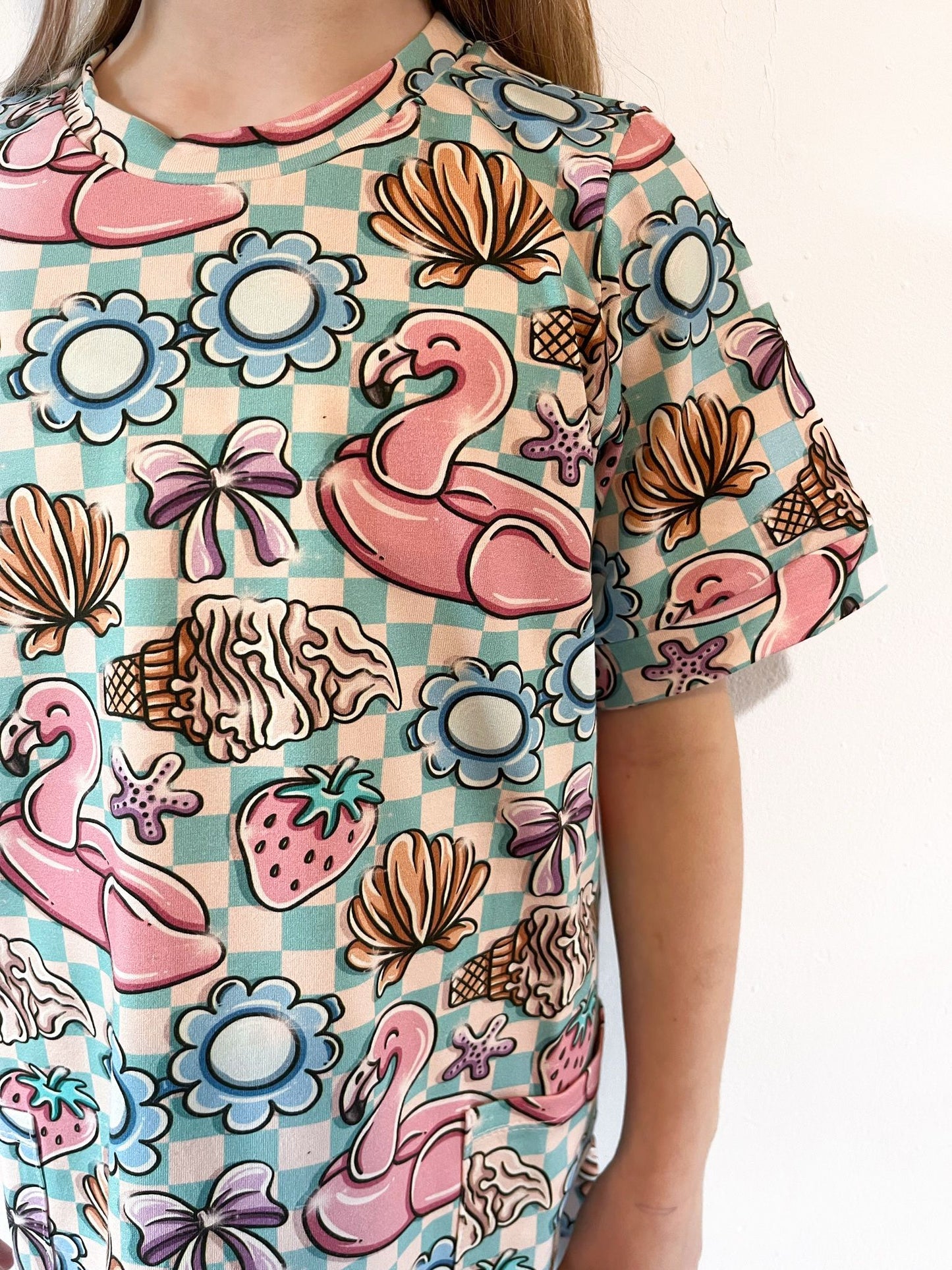 Pre Made Pastel Summer Smock Dress