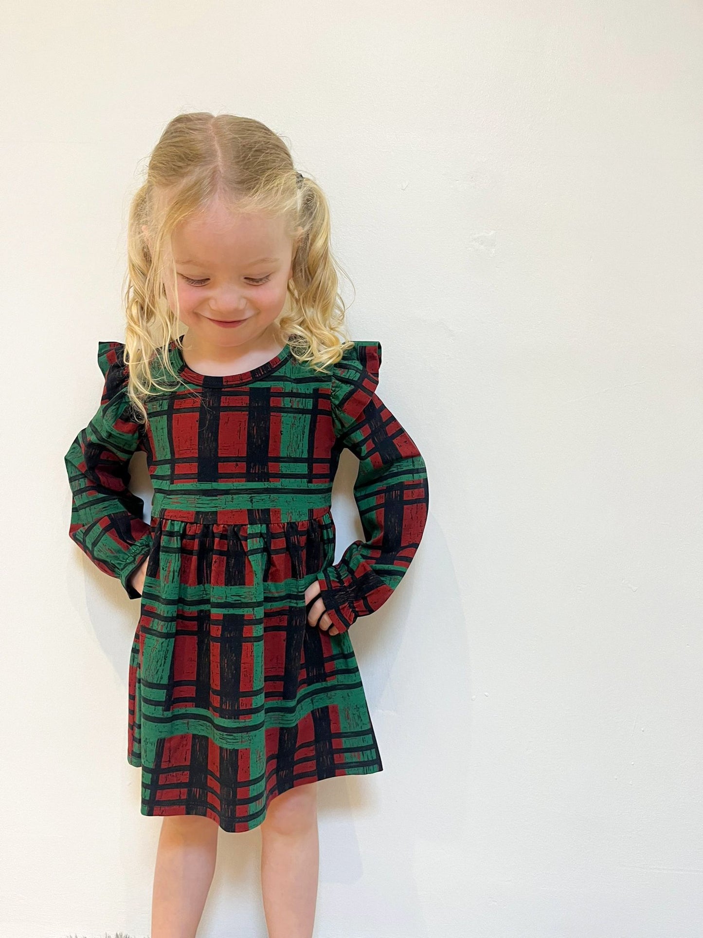 Pre Made Grunge Check Ruffle Dresses - Rebel Cute Edition
