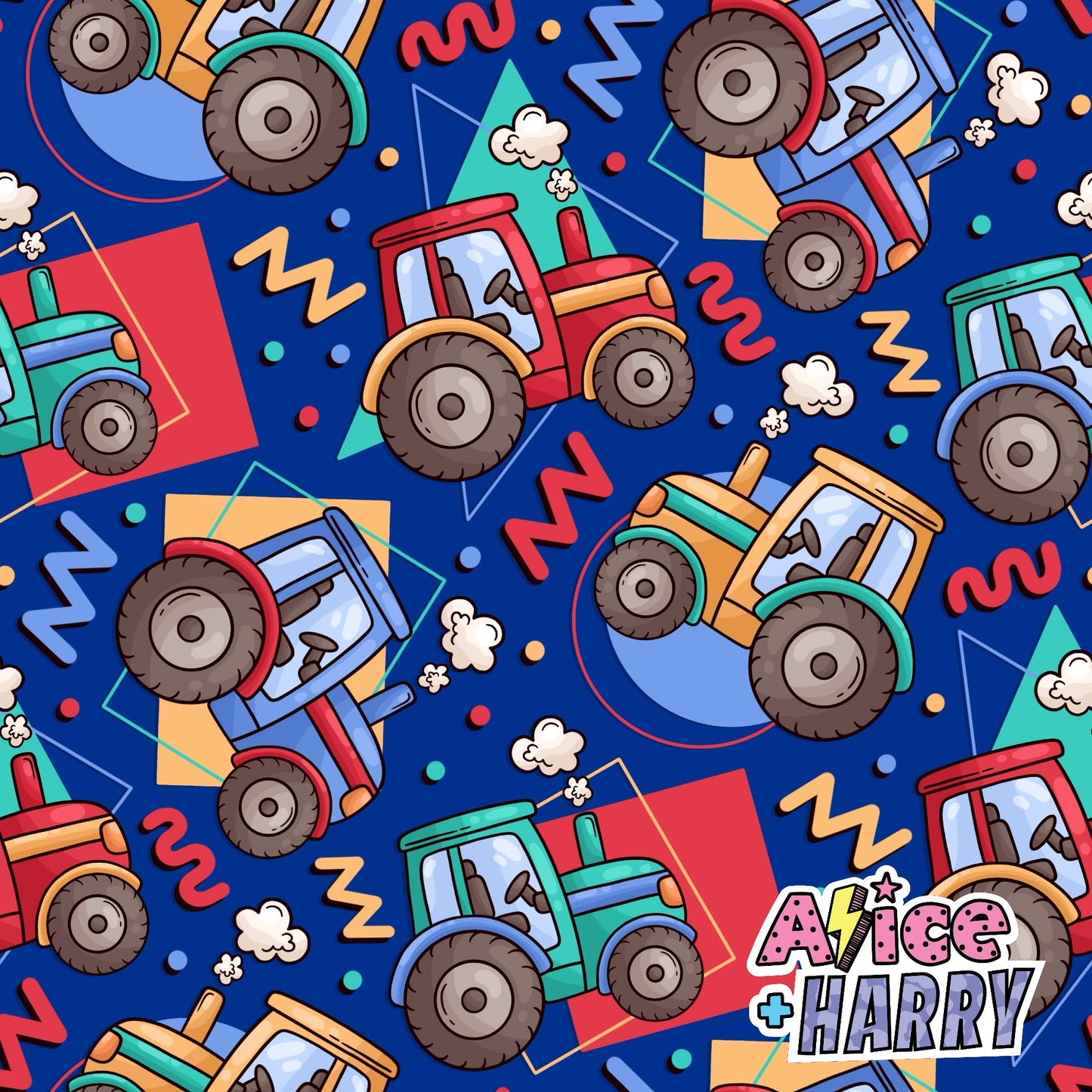 Retro Tractors Dungarees