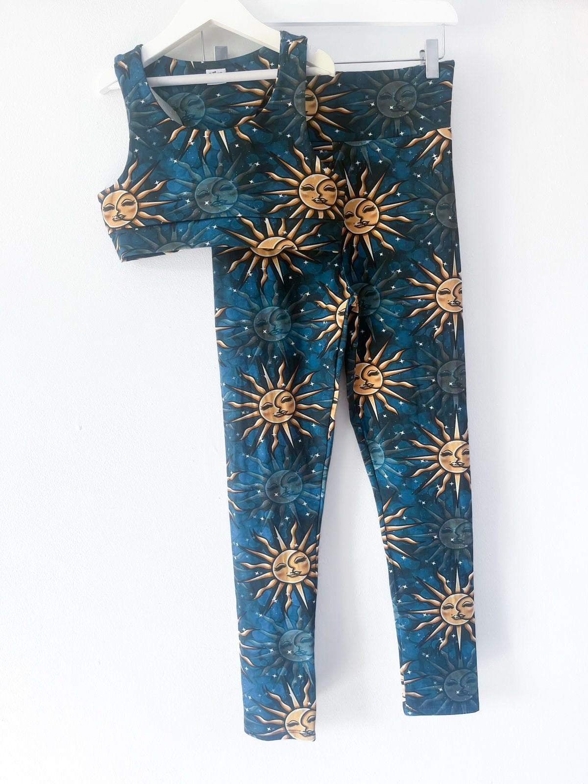 Pre Made Comfy Adult Leggings - Sun and Moon