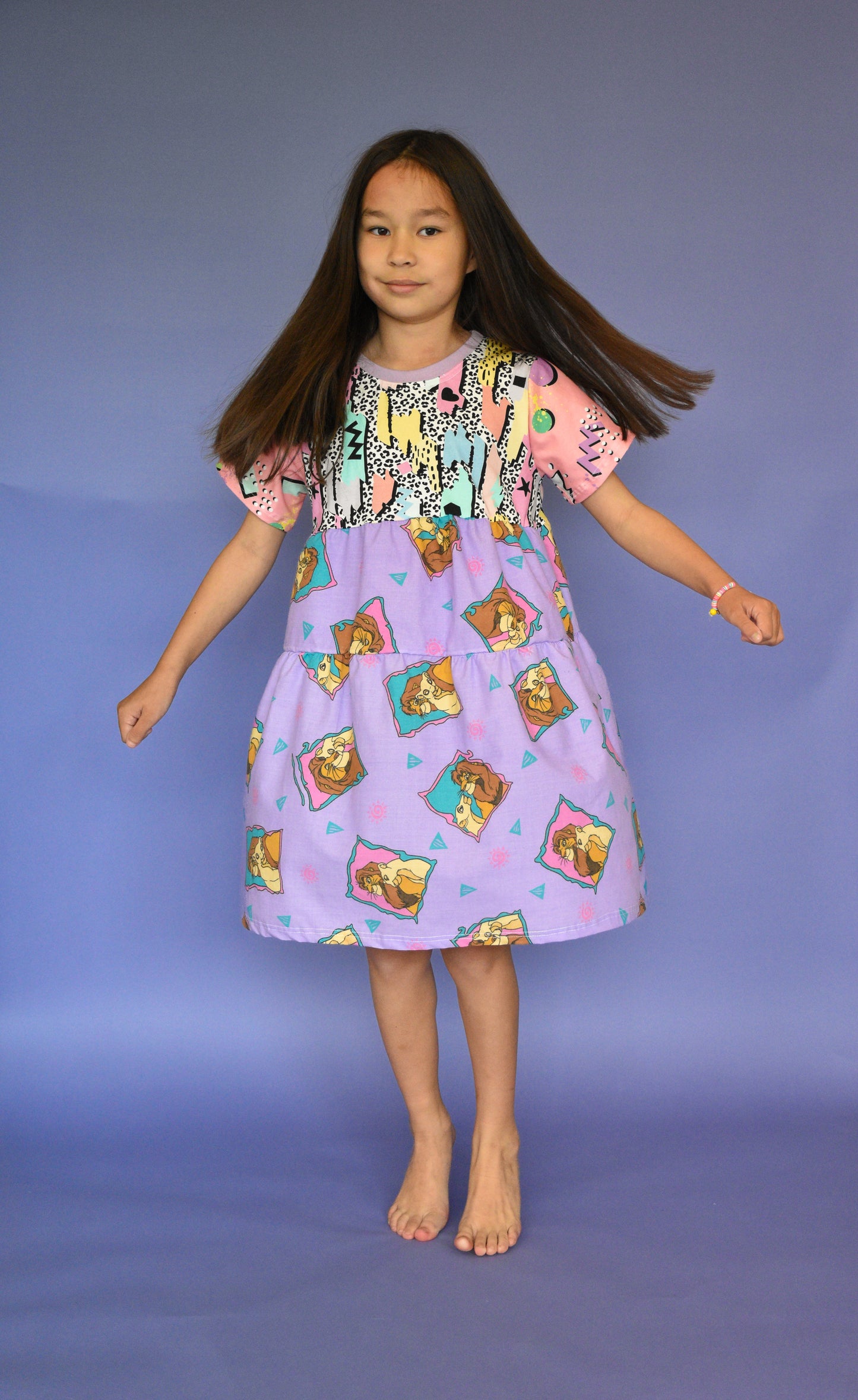 Pre Made Retro Upcycled Skater Dress