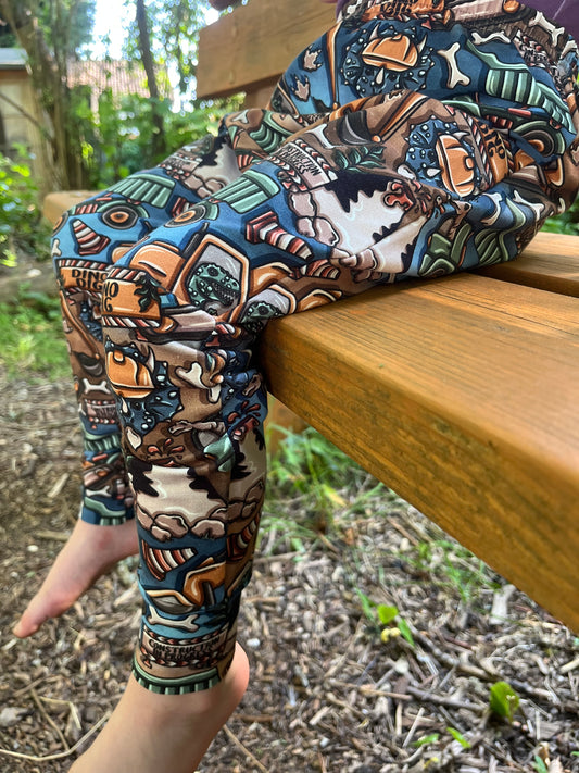 Pre Made Construction Dinos Kids Baggy Harems