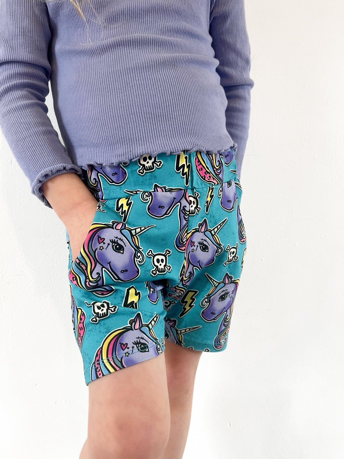 Pre Made Sassy Sandra The Unicorn Jogger Shorts