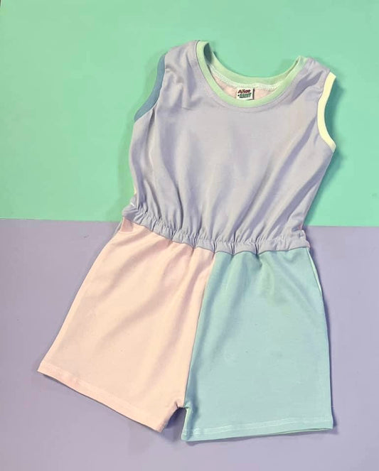 Colour Block Playsuit