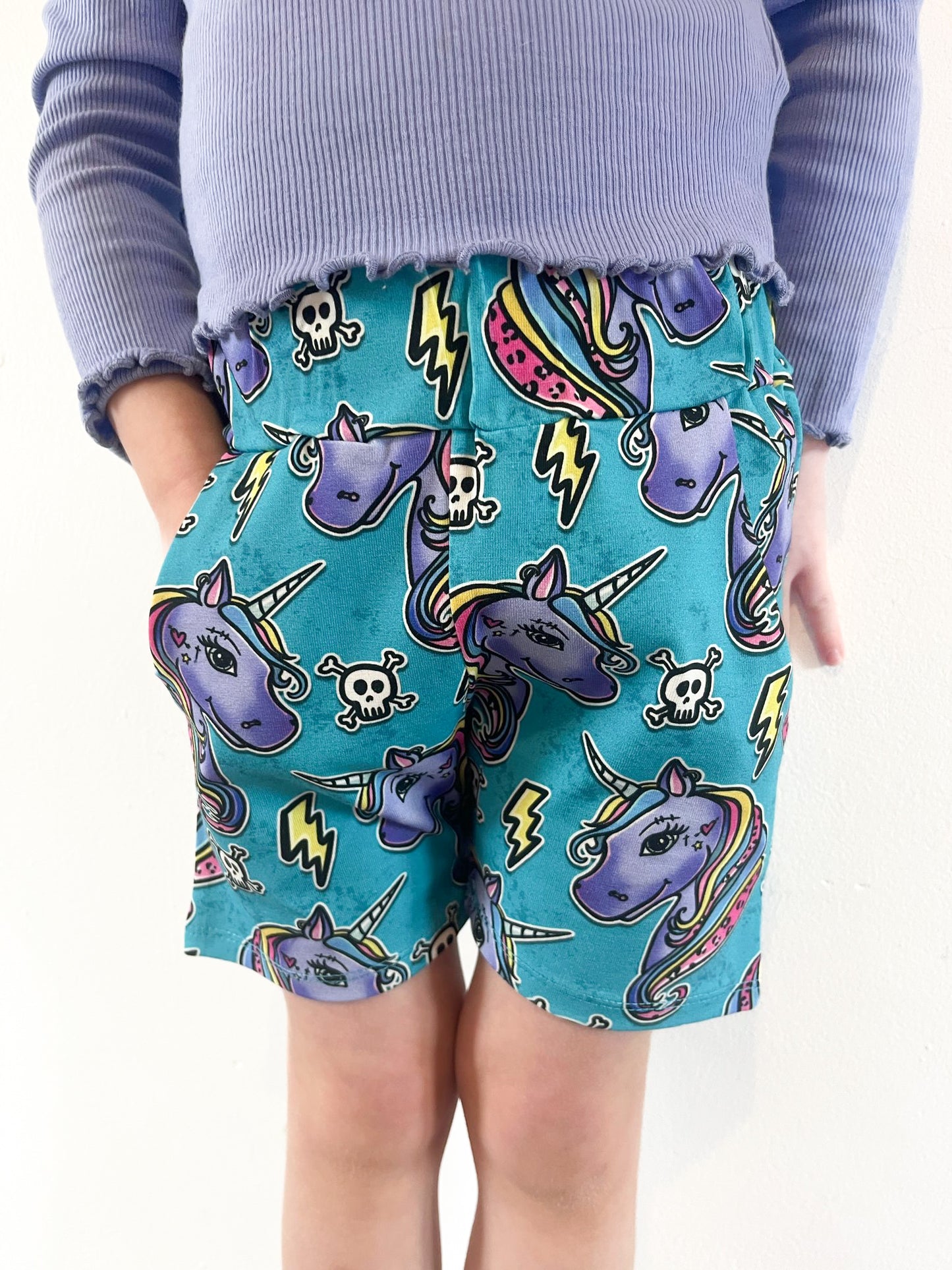 Pre Made Sassy Sandra The Unicorn Jogger Shorts