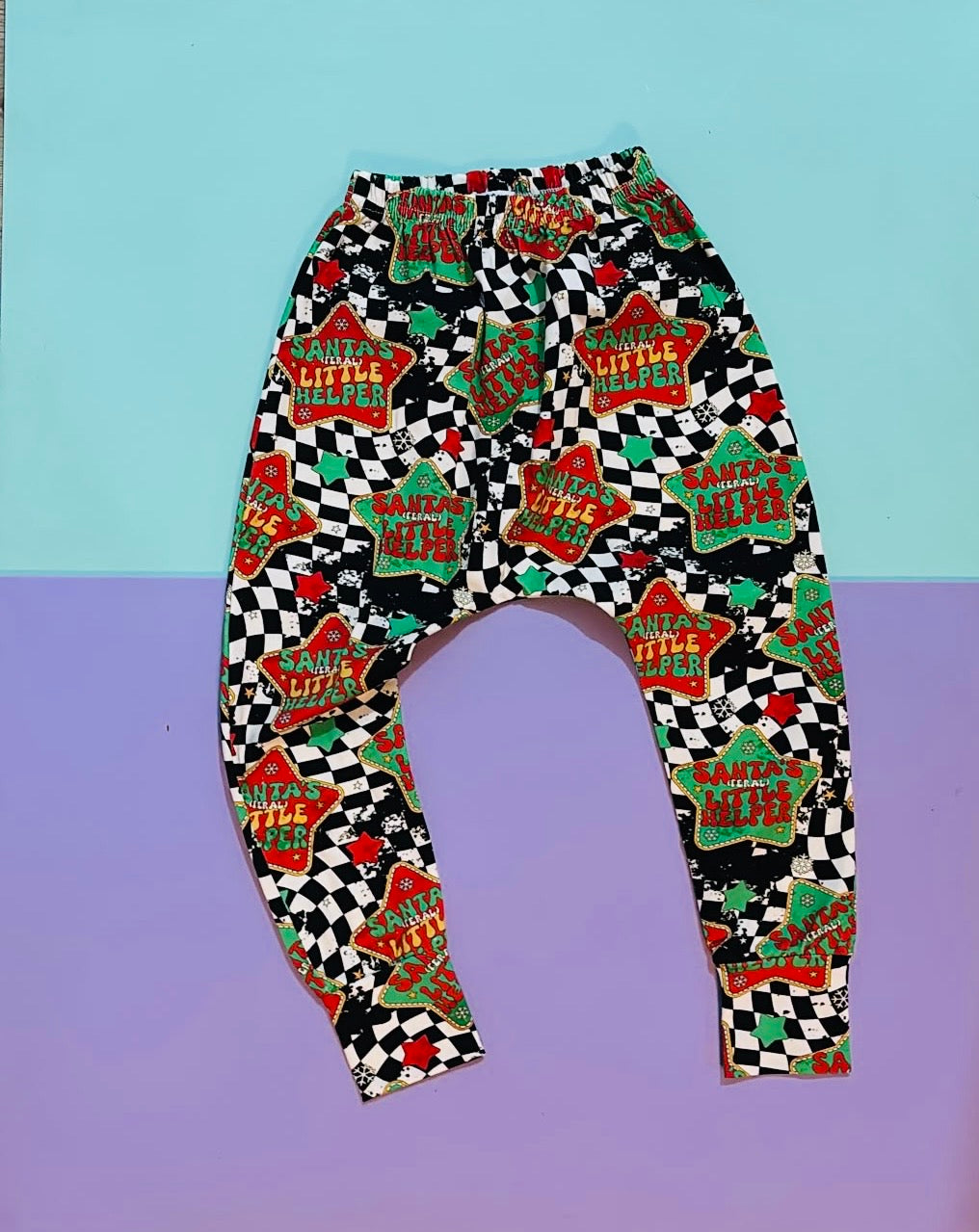 Pre Made Santa’s Little Helper Baggy Harems