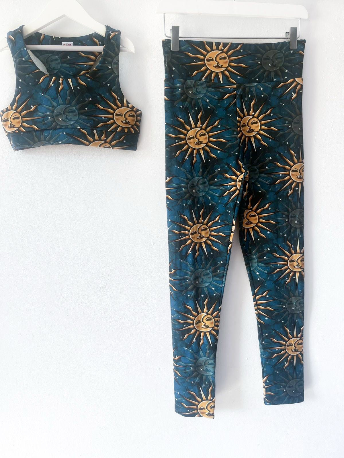 Pre Made Comfy Adult Leggings - Sun and Moon