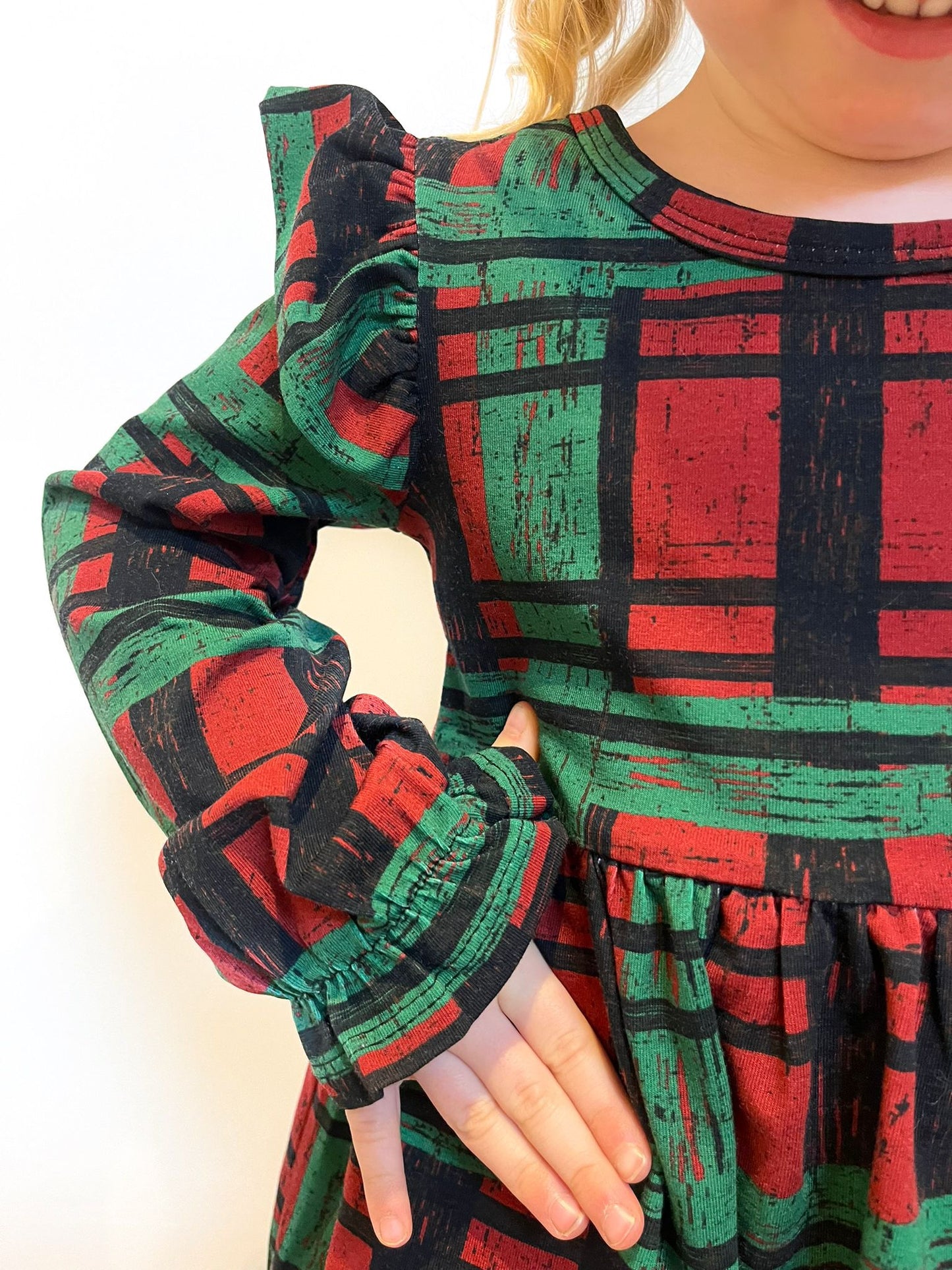 Pre Made Grunge Check Ruffle Dresses - Rebel Cute Edition