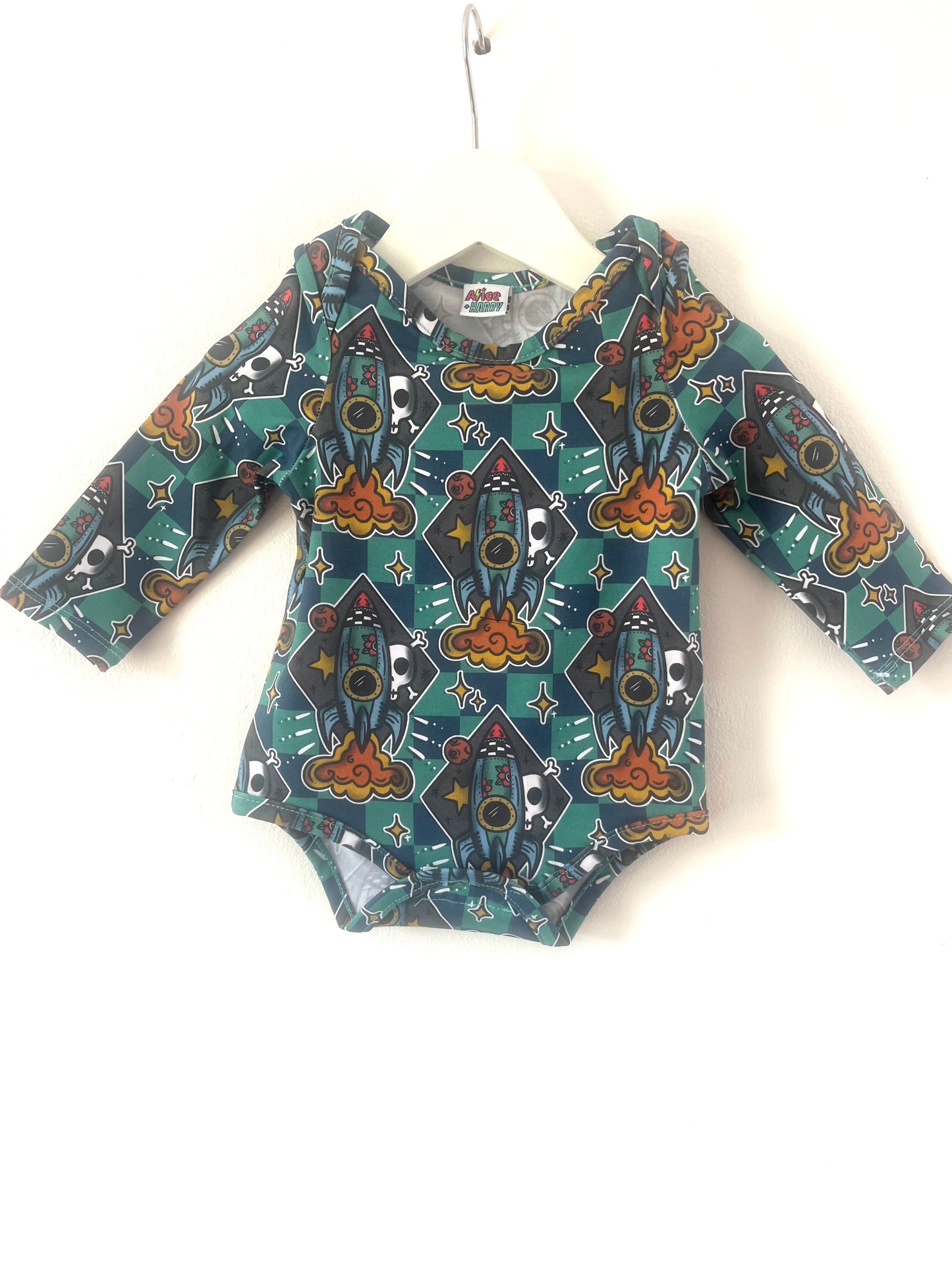 Pre Made Rad Rockets Baby Vest