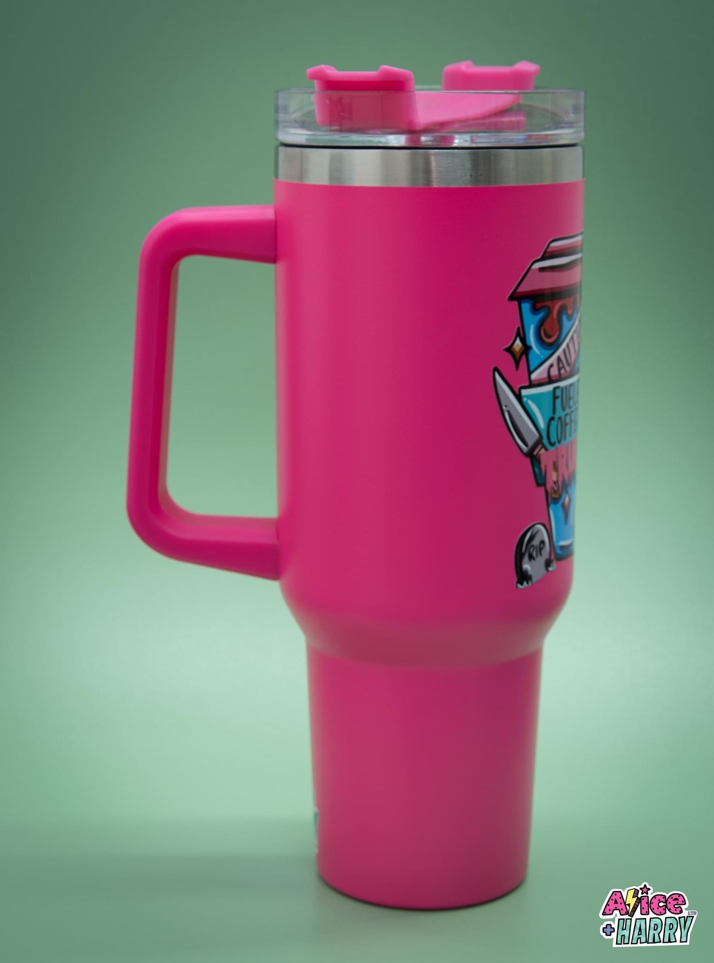 Coffee and Crime Thermal 40oz Large Flask