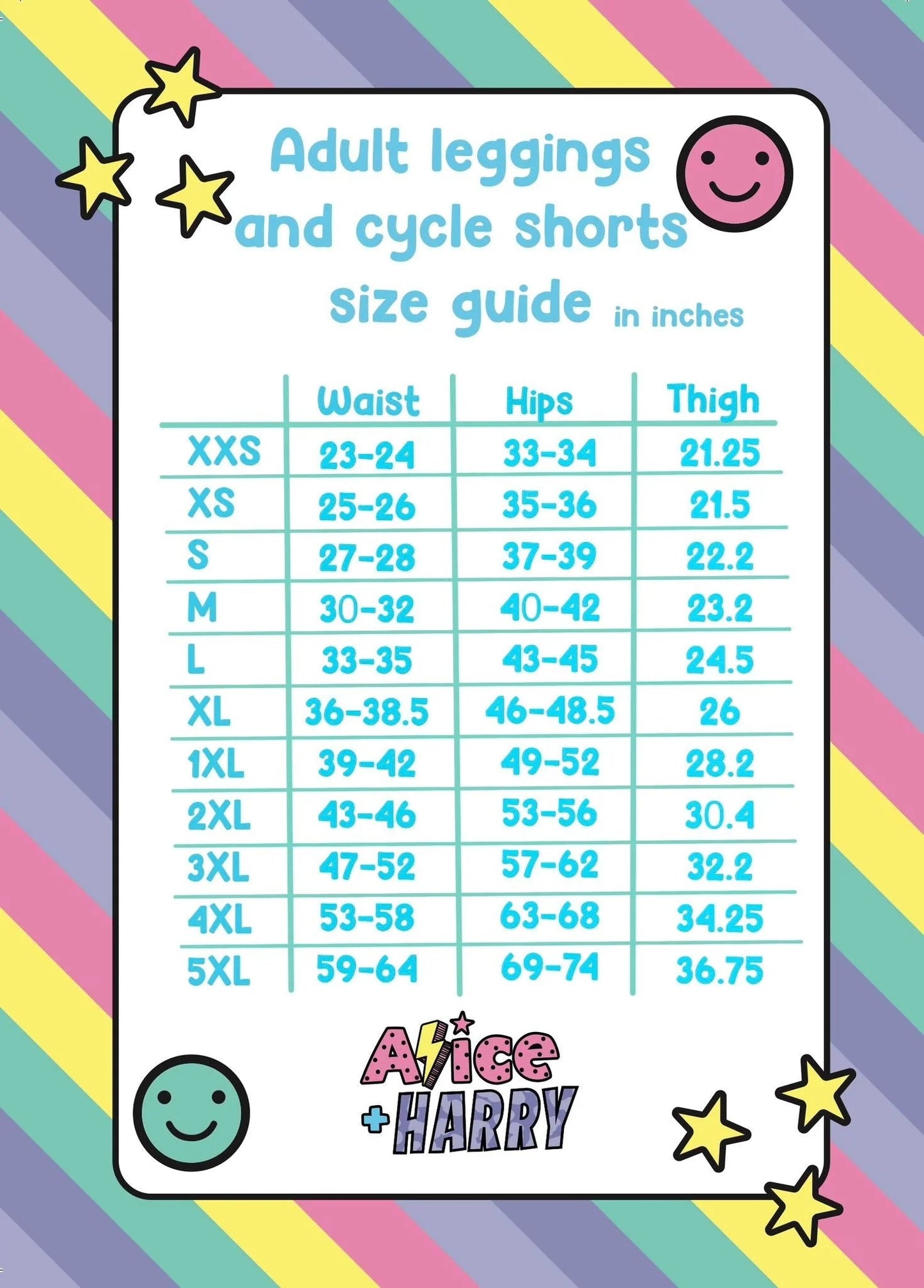 Pre Made Comfy Adult Cycle Shorts - Grunge Check Smiley