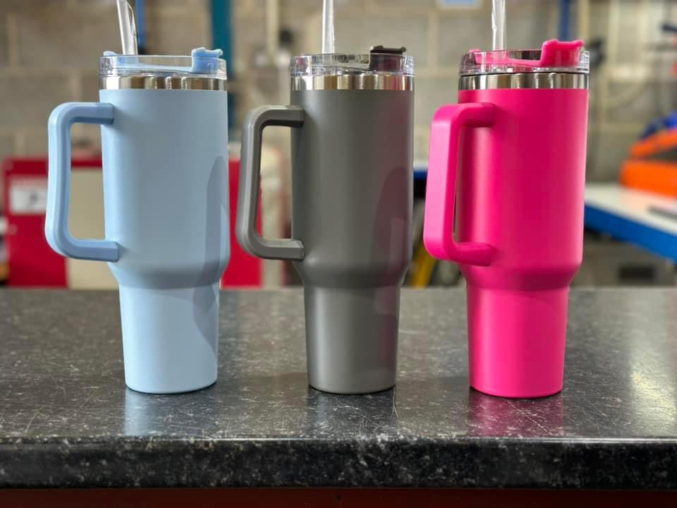 Coffee and Crime Thermal 40oz Large Flask