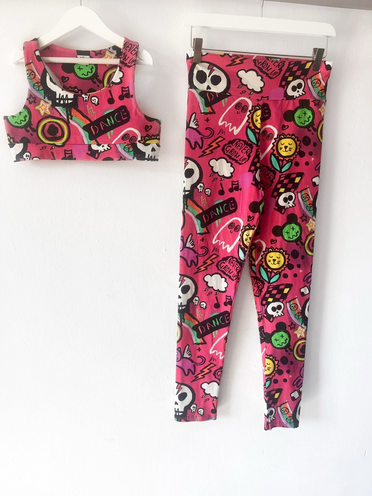 Pre Made Comfy Adult Leggings - Never Grow Up