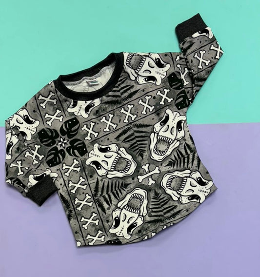 Pre Made Dinodana Long Sleeve Slouch Tee