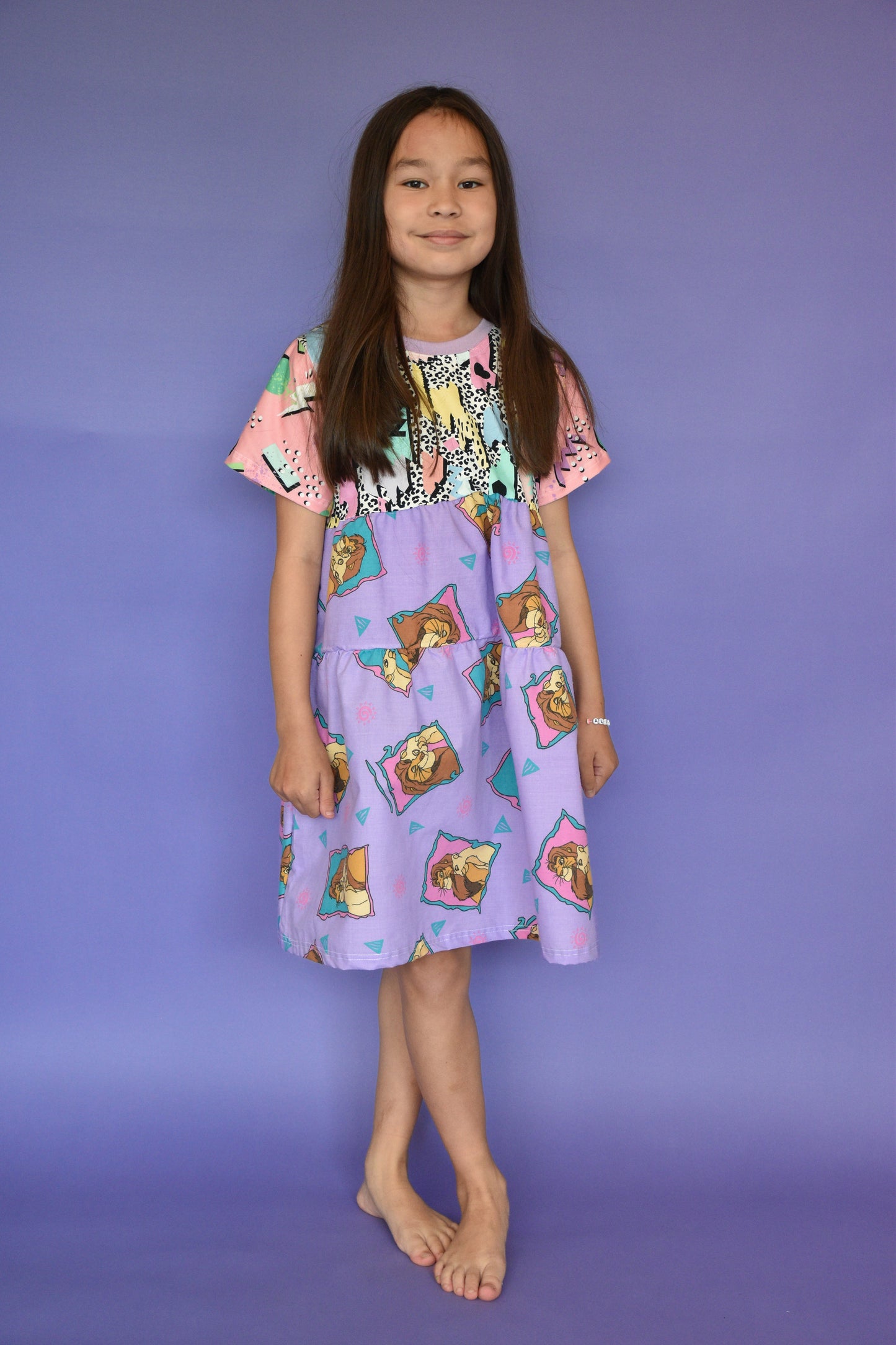 Pre Made Retro Upcycled Skater Dress