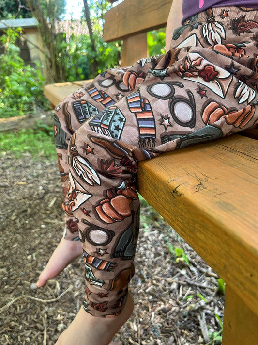 Pre Made Pumpkins and Potions Kids Baggy Harems