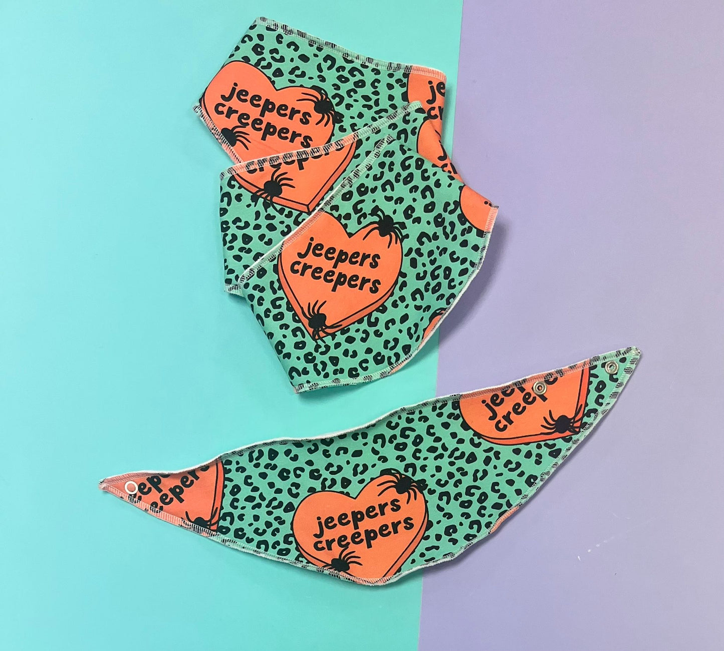 Jeepers Creepers Dribble Bibs