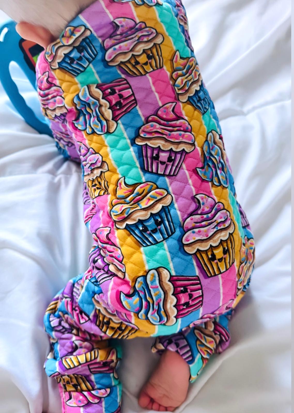 Pre Made Quilted Cupcakes Pram Suits