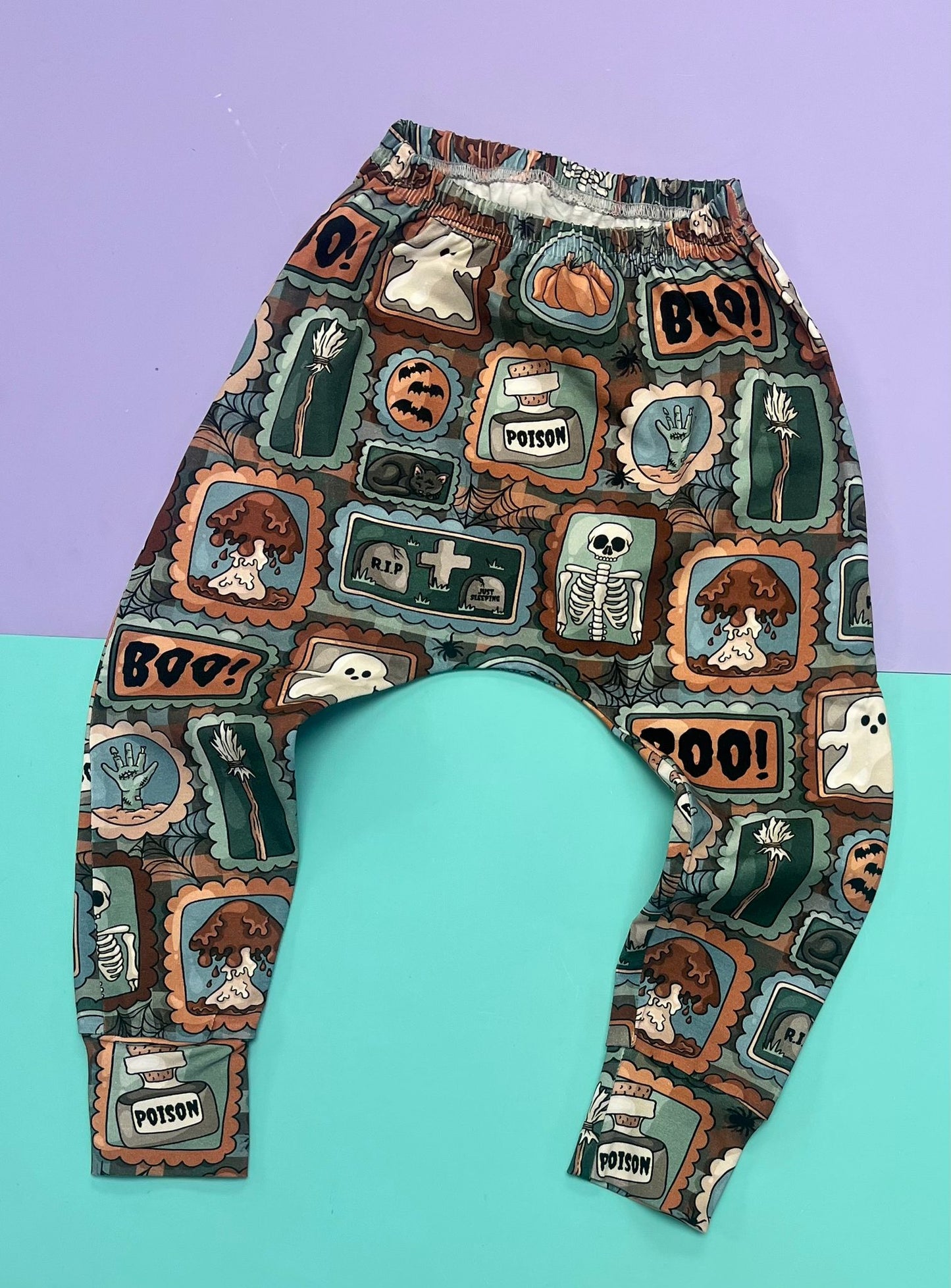 Pre Made Halloween Stamps Baggy Harems