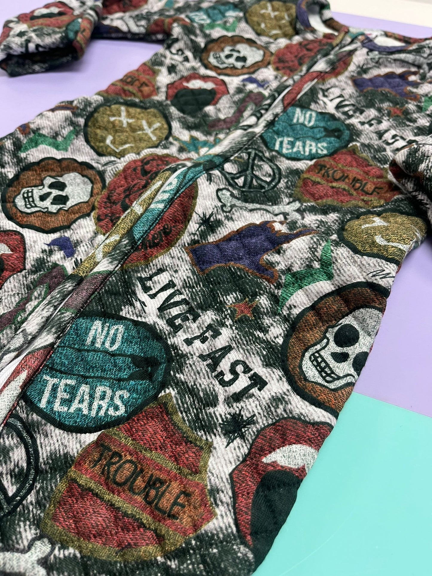 Pre Made Quilted Alt Patches Pram Suits