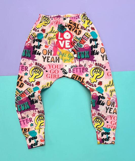 Pre Made You Go Girl Baggy Harems