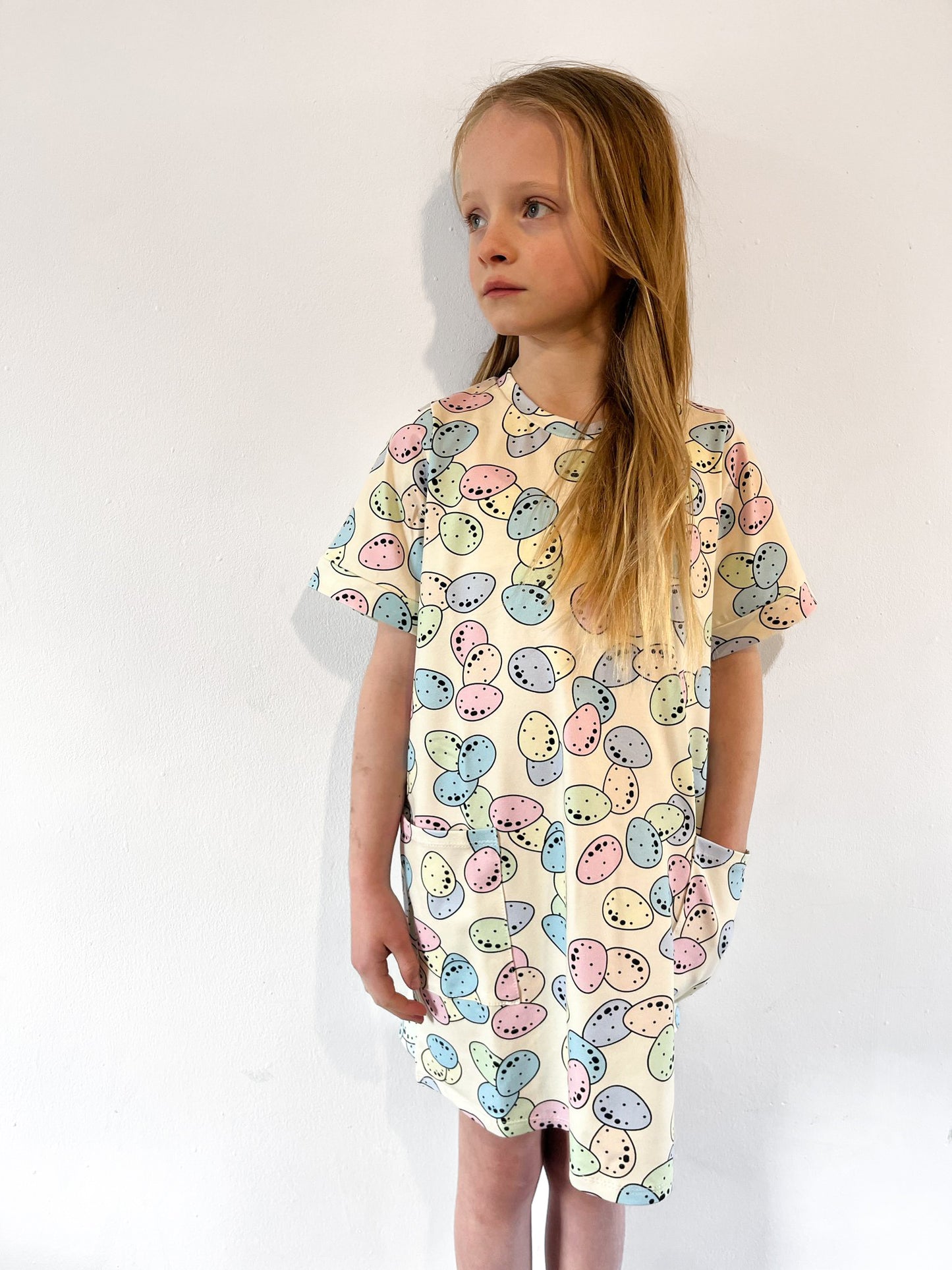 Pre Made Chocolate Egg Smock Dress