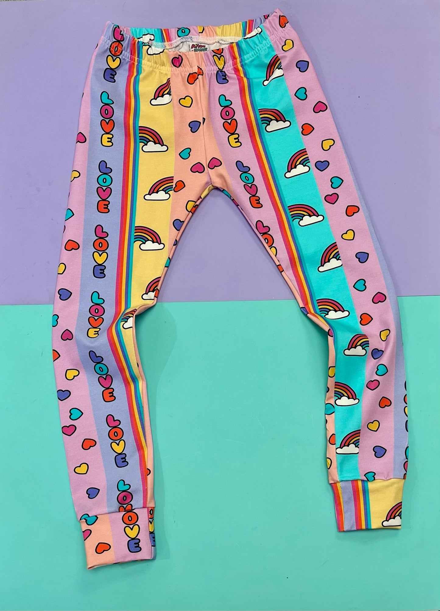 Pre Made Love Stripes Leggings