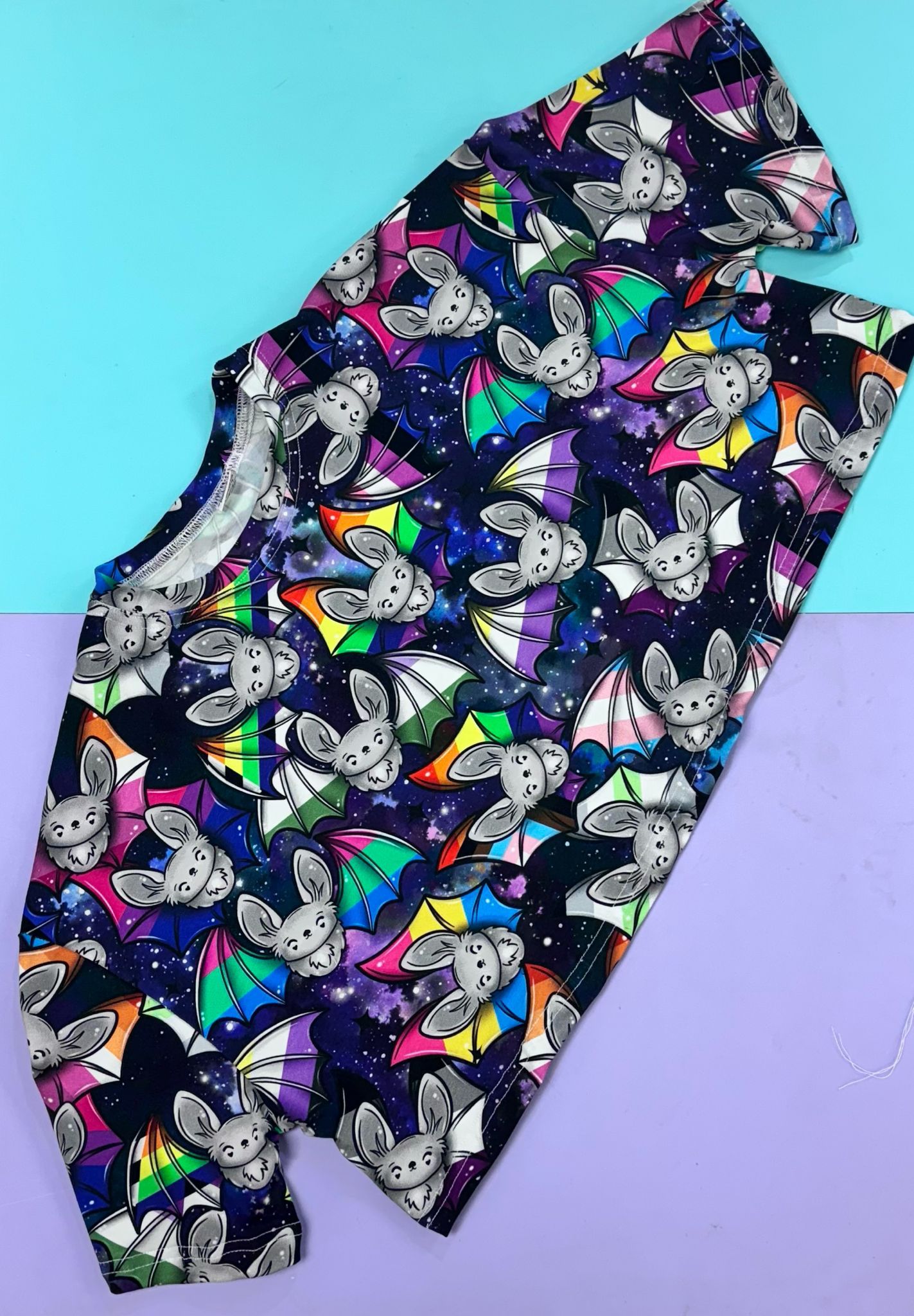 Pre Made XS Pride Bats Baggy Crop