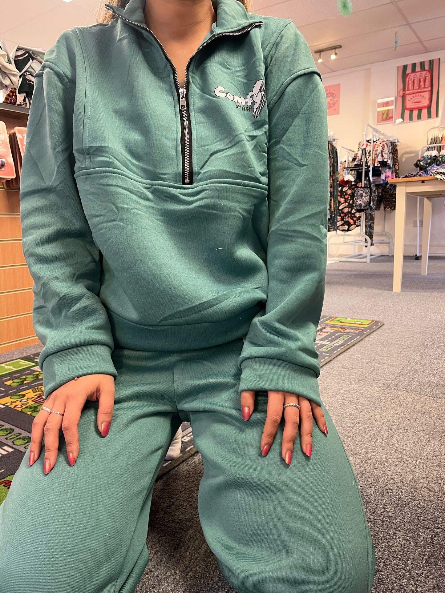 Pre Made Comfy Adult Zipped Hoody