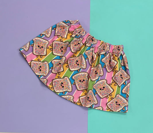Sprinkle Toast Twirly Skirt