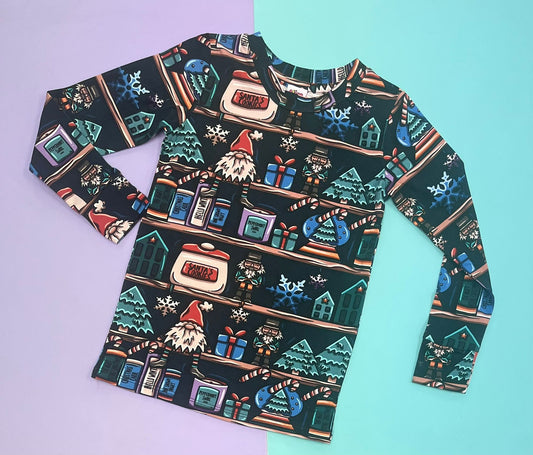 Pre Made Christmas Shelves Long Sleeve Standard Tee