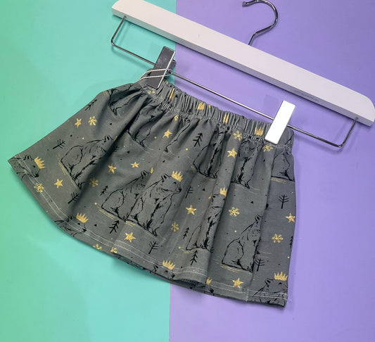Pre Made Polar Bears Twirly Skirt