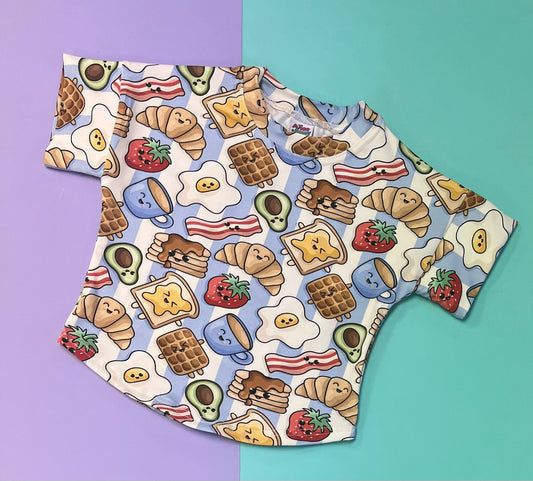 Breakfast Mix T-Shirts, Peplums and Vests (All Styles)