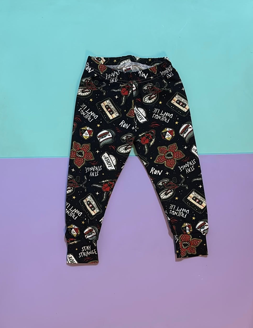 Pre Made Black Mixtape Leggings