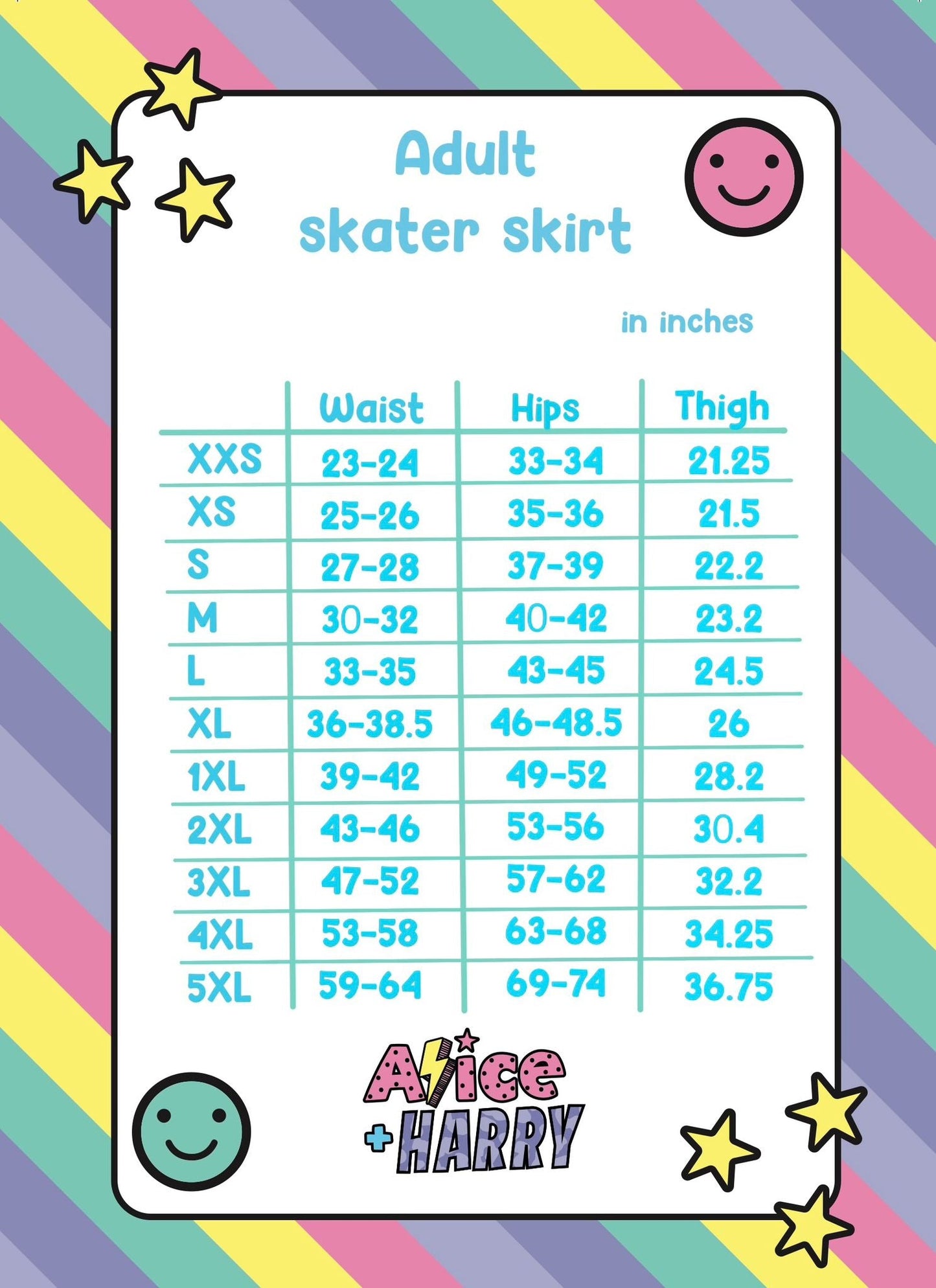 Sprinkle Toast Adult Skater Skirts