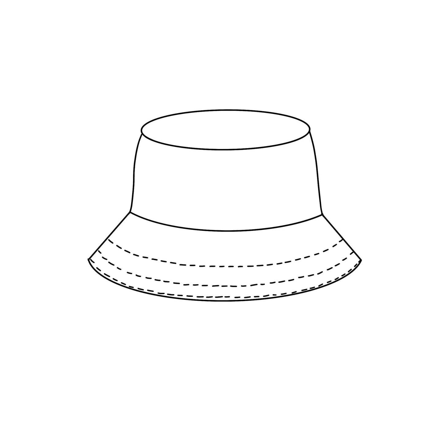 Rad Summer Reversible Bucket Hat (FT)