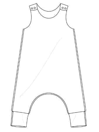 Rad Summer Overall Romper (FT)