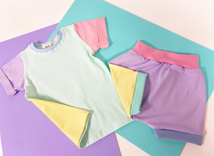 Colour Block Relaxed Tee