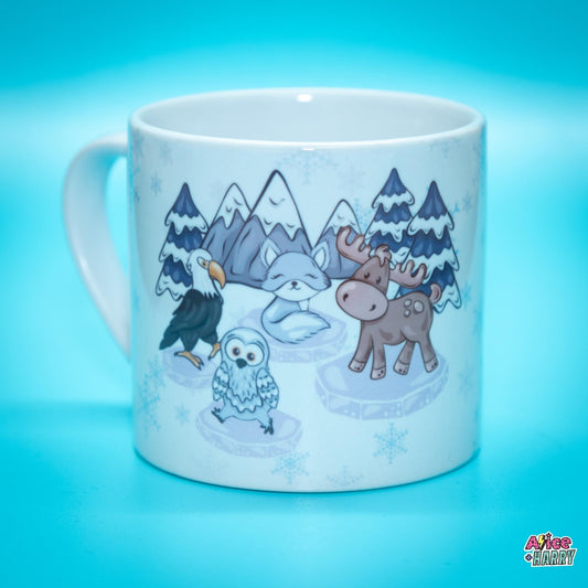 Winter Animals Mugs