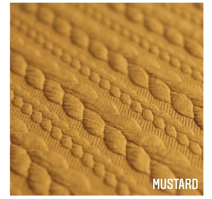 Cable Knit Overall Rompers