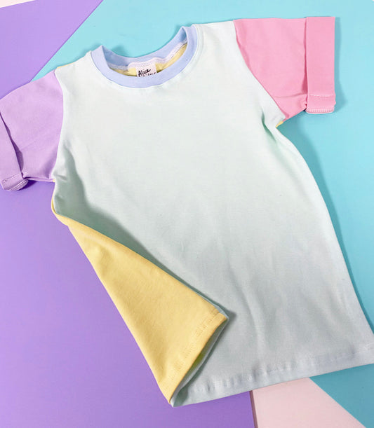 Colour Block Relaxed Tee